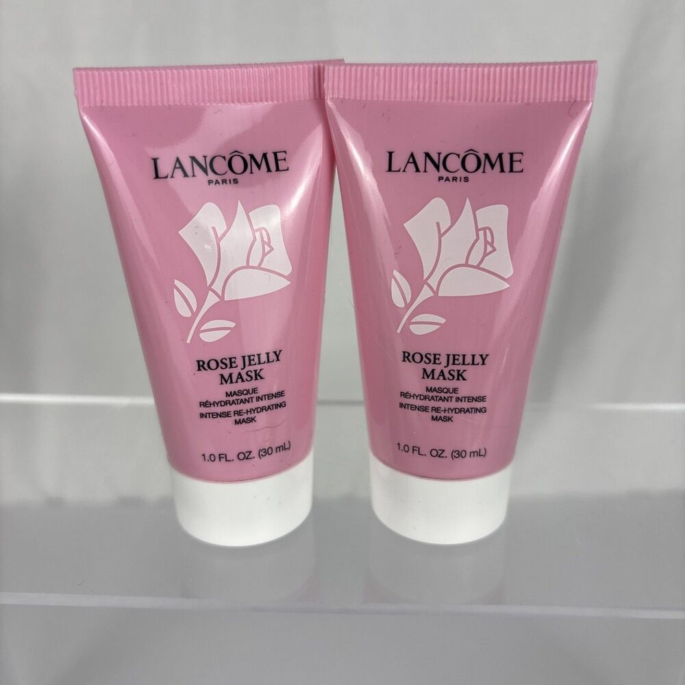 Lancome Rose Jelly Mask x2 1oz Each Re-Hydrating 2oz Total